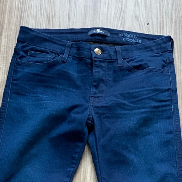 7 For All Mankind- The Skinny Bootcut Sz. 27 - Picture 4 of 4